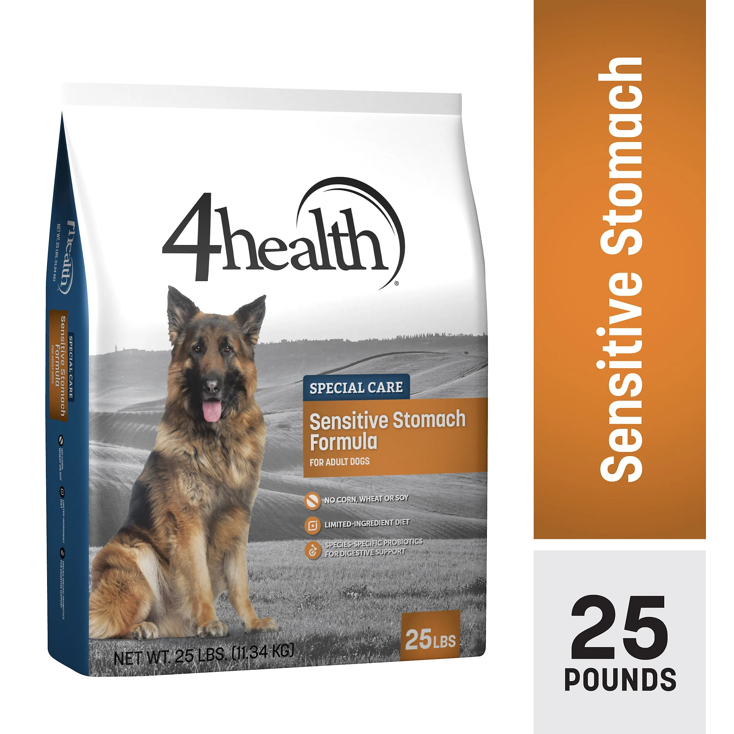 4health Special Care Sensitive Stomach Formula Adult Dry Dog Food, 25 lb.
