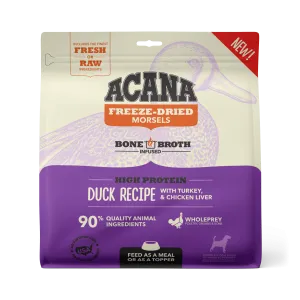 Acana Freeze-Dried Food Duck Recipe Morsels for Dogs
