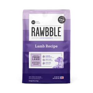 Bixbi Pet Rawbble® Dry Food for Dogs – Lamb Recipe