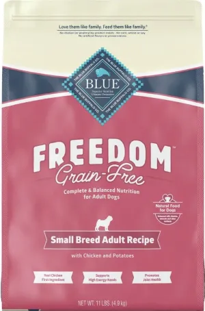 Blue Buffalo Freedom Grain Free Chicken Recipe Small Breed Adult Dry Dog Food 4lb