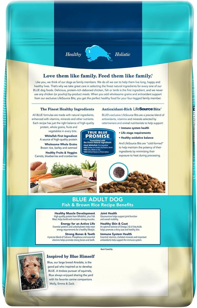 Blue Buffalo Life Protection Natural Fish & Brown Rice Recipe Adult Dry Dog Food