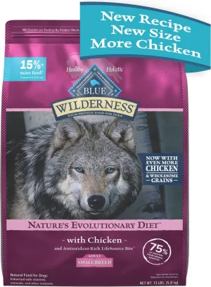Blue Buffalo Wilderness Wholesome Grains Small Breed Chicken Recipe Adult Dry Dog Food