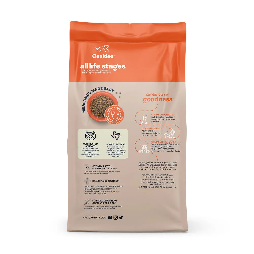 Canidae All Life Stages Chicken, Turkey, Lamb & Fish Meals Recipe Dry Dog Food