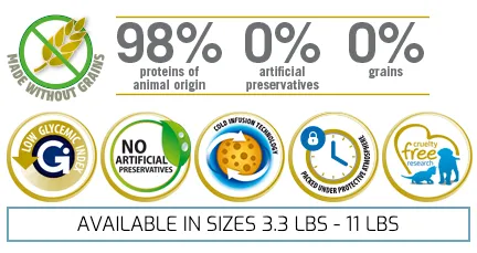 Farmina Natural & Delicious Prime Lamb & Blueberry Adult Dry Cat Food