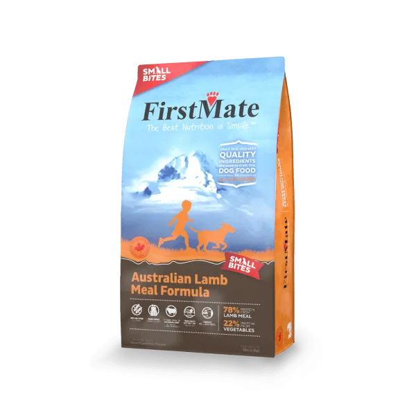 FirstMate Grain Free Limited Ingredient Diet Australian Lamb Meal Formula Small Bites Dry Dog Food