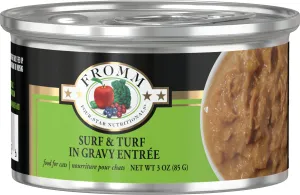 Fromm Four-Star Grain-Free Shredded Surf & Turf in Gravy Canned Cat Food