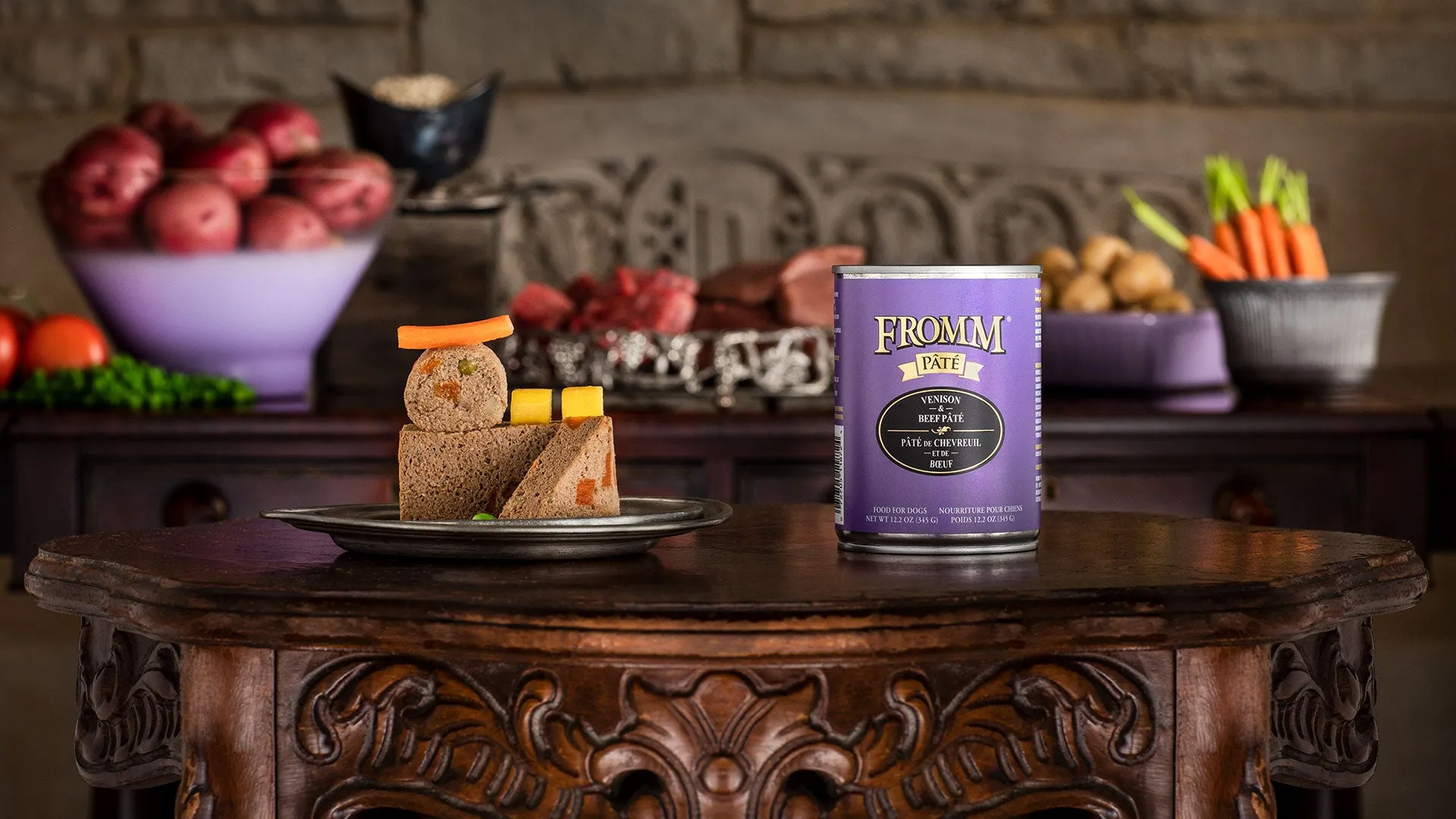 Fromm Four-Star Venison & Beef Pate Canned Dog Food