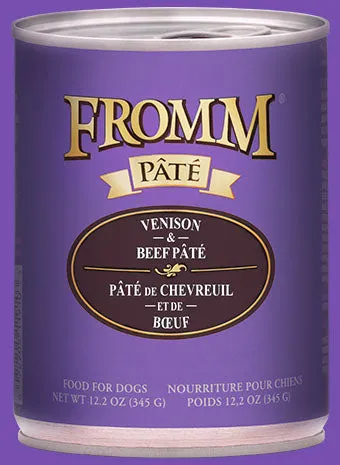 Fromm Four-Star Venison & Beef Pate Canned Dog Food