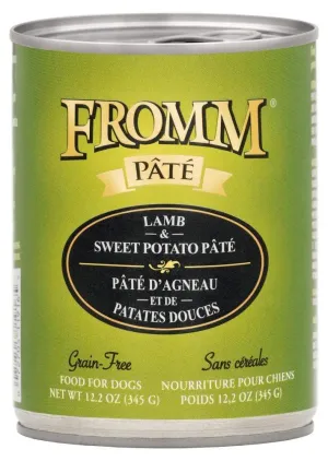 Fromm Grain-Free Lamb & Sweet Potato Pate Canned Dog Food