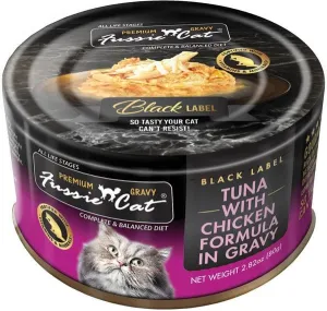 Fussie Cat Tuna with Chicken in Gravy Canned Cat Food