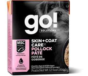 Go! Solutions Skin and Coat Care Pollock Pâté For Dogs