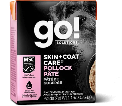 Go! Solutions Skin and Coat Care Pollock Pâté For Dogs