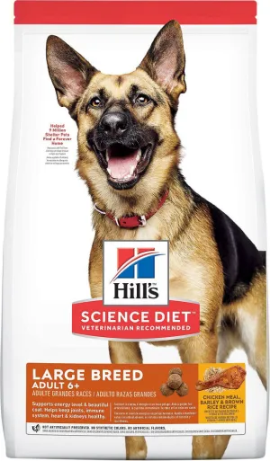 Hill's Science Diet Adult 6  Large Breed Chicken Meal, Rice, & Barley Recipe Dry Dog Food