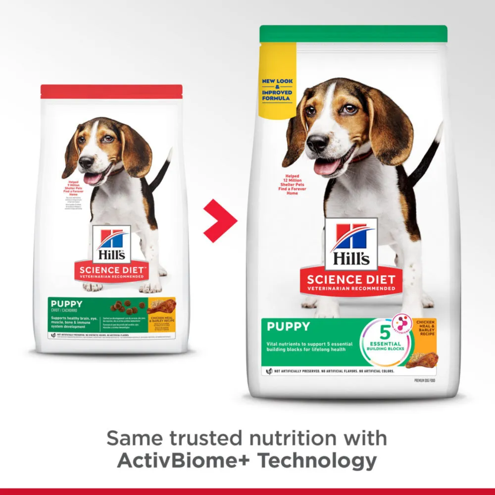 Hill's Science Diet Puppy Chicken Meal & Barley Dry Dog Food