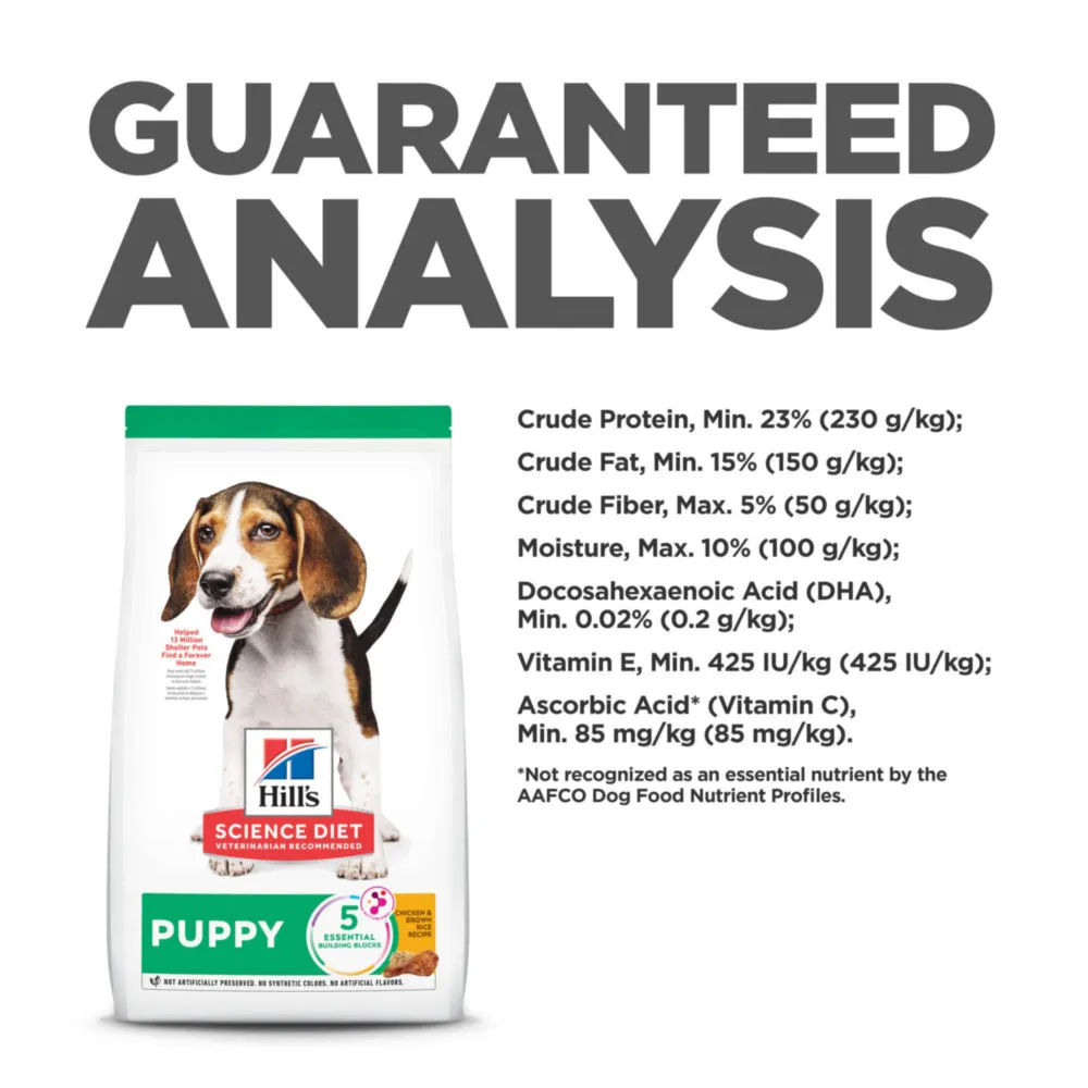 Hill's Science Diet Puppy Chicken Meal & Barley Dry Dog Food