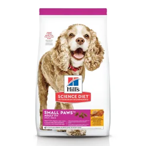 Hill's Science Diet Senior 11  Small Paws Dry Dog Food, Chicken Meal, Barley & Brown Rice Recipe
