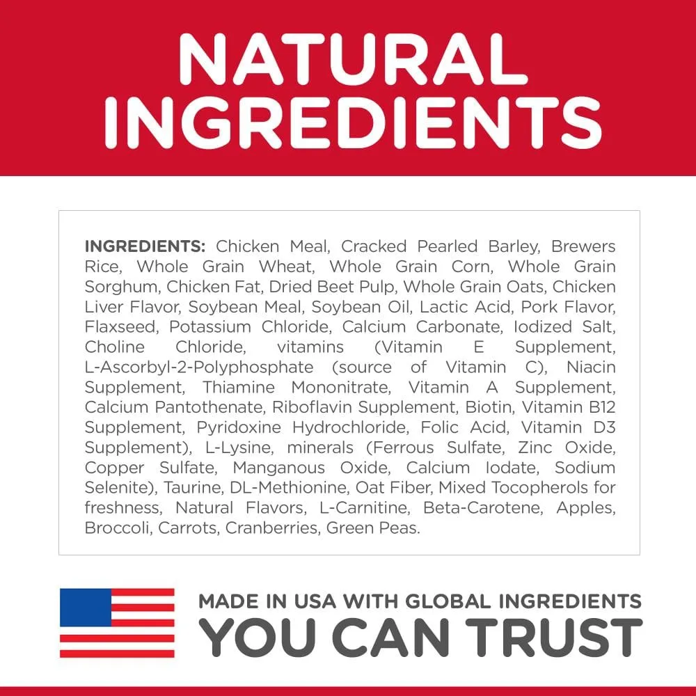 Hill's Science Diet Senior 7  Small Bites Chicken Meal, Barley & Brown Rice Recipe Dry Dog Food