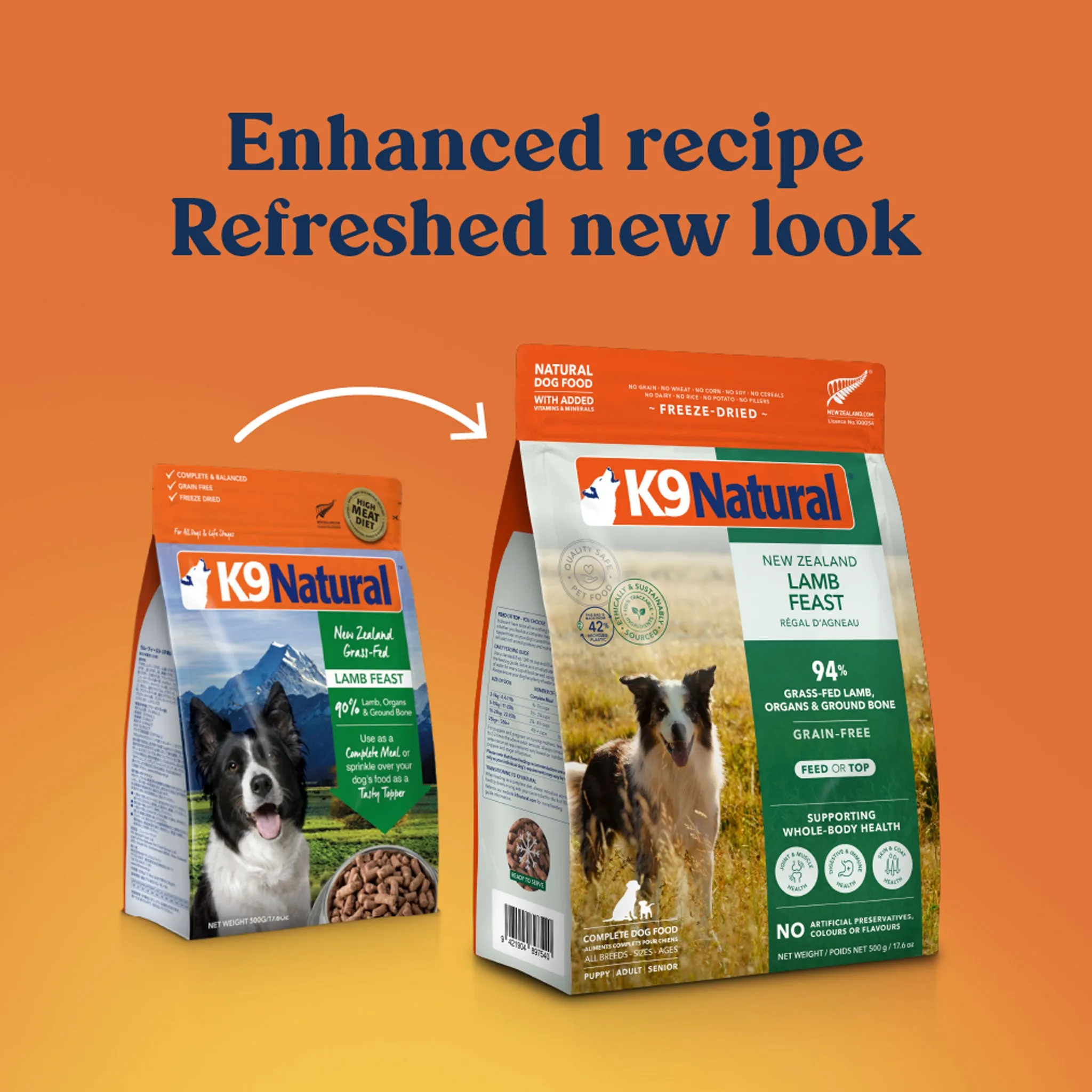 K9 Natural Freeze-Dried Lamb Dog Food