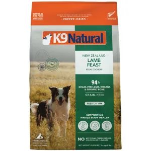 K9 Natural Freeze-Dried Lamb Dog Food