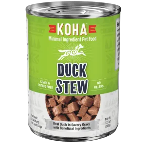 KOHA Grain & Potato Free Duck Stew Single Canned Dog Food