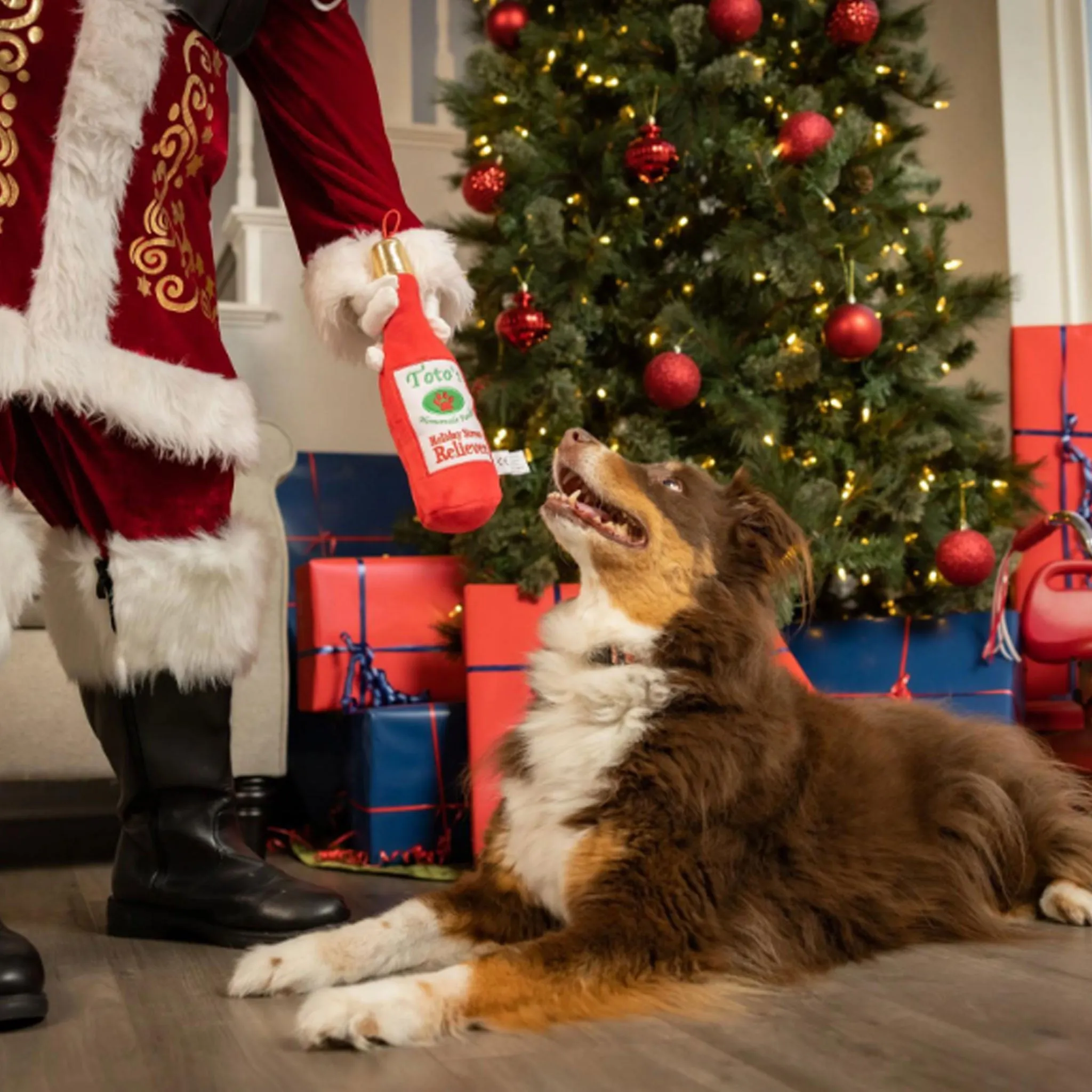 Lulubelles Toto's Holiday Stress Reliever Dog Toy