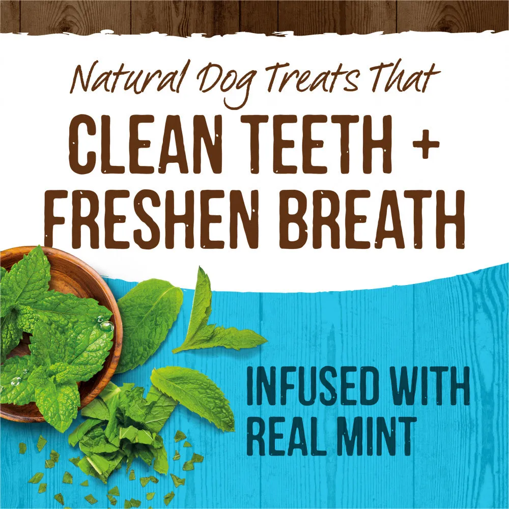 Merrick Fresh Kisses Grain Free Mint Breath Strips Medium Dental Dog Treats