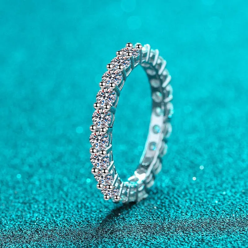 Moissanite Eternity Ring