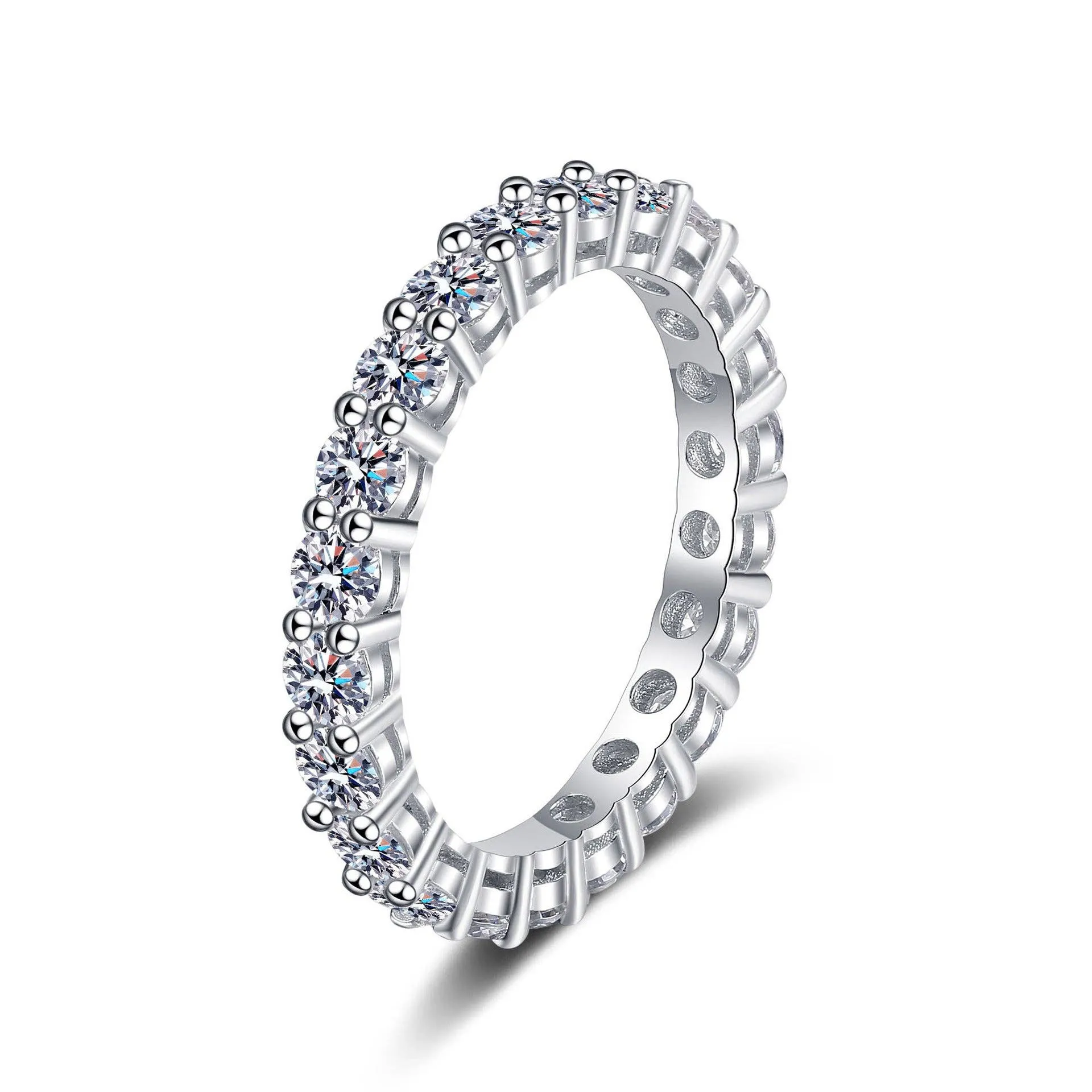 Moissanite Eternity Ring