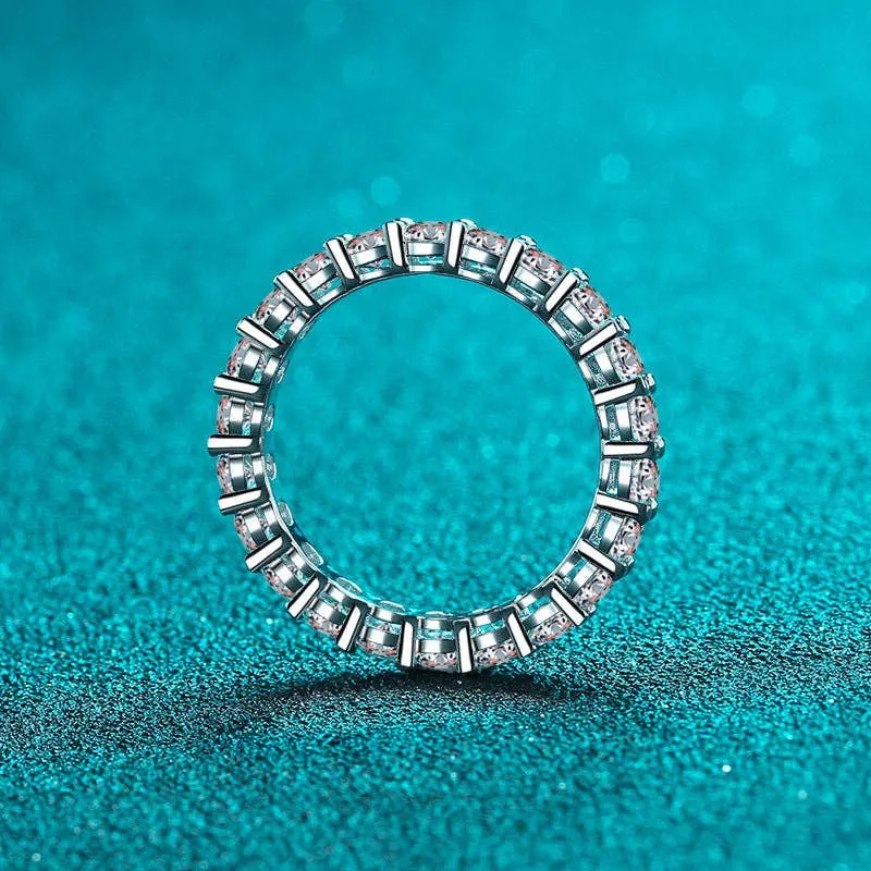 Moissanite Eternity Ring