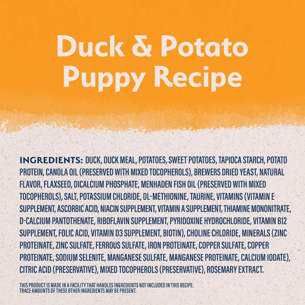 Natural Balance L.I.D. Limited Ingredient Diets Grain Free Potato and Duck Puppy Formula Dry Dog Food