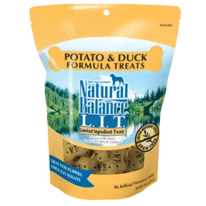 Natural Balance L.I.T. Limited Ingredient Treats Potato and Duck Dog Treats
