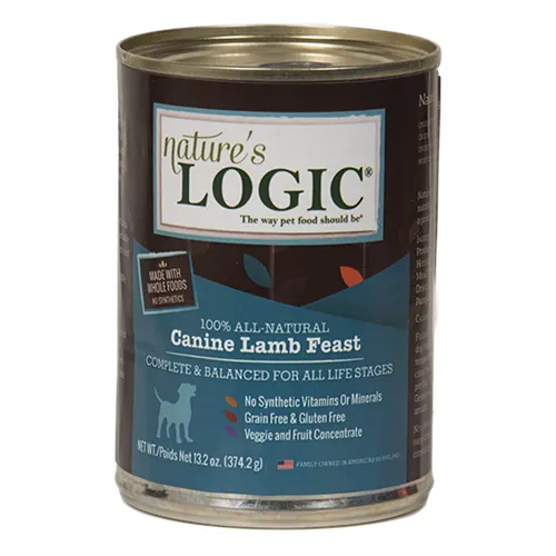 Nature's Logic Canine Lamb Feast Canned Dog Food
