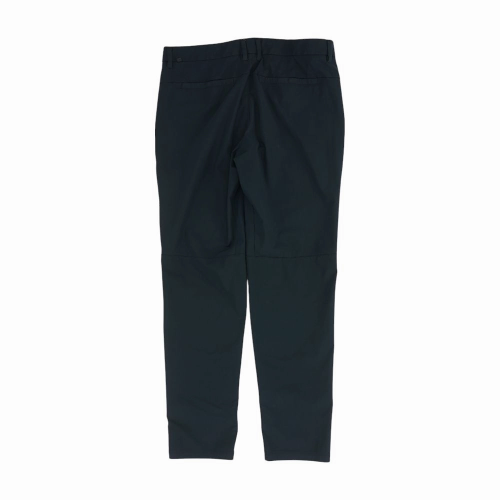 Navy Solid Active Pants