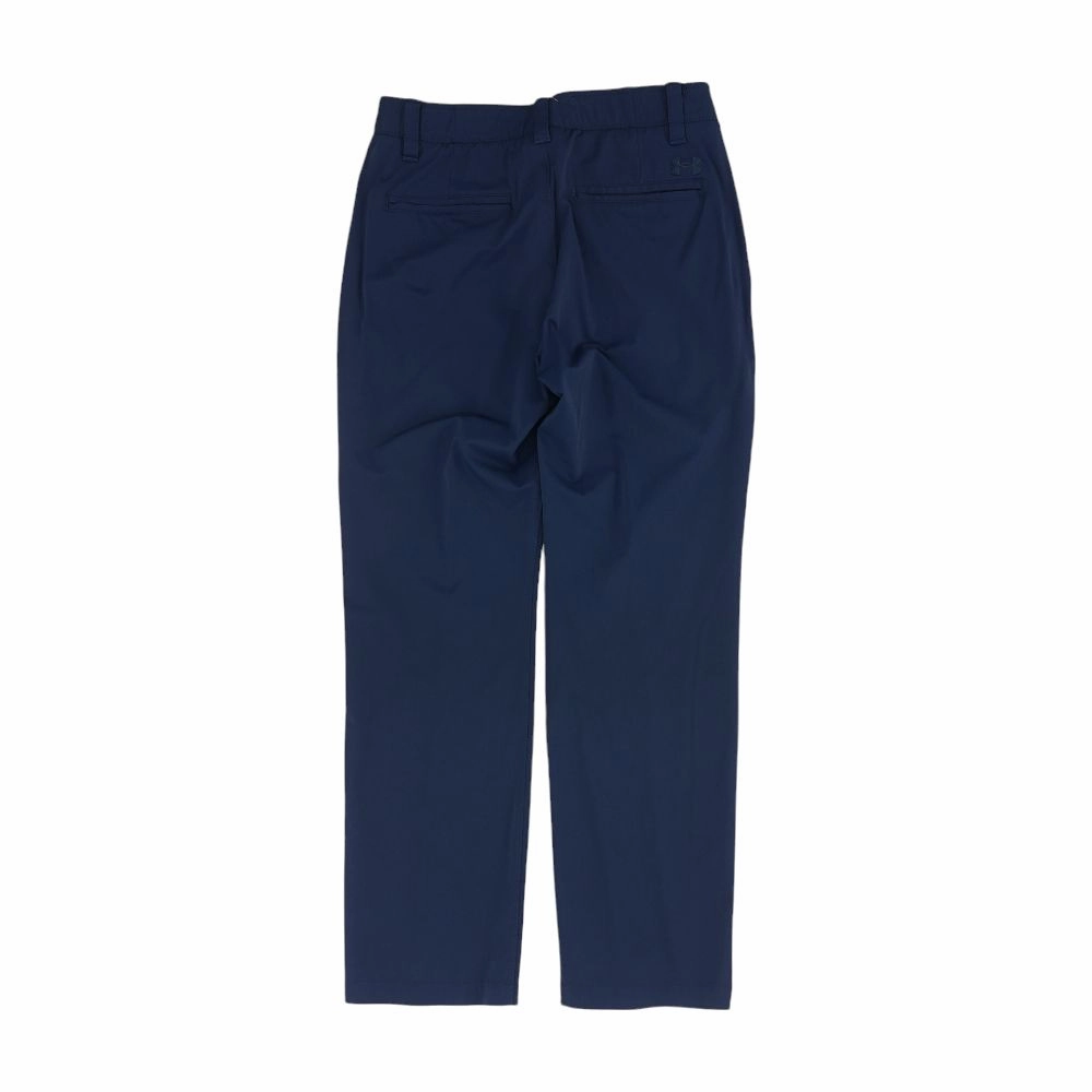 Navy Solid Active Pants