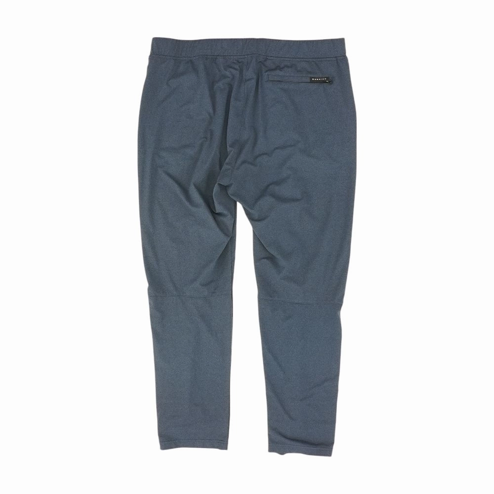 Navy Solid Active Pants