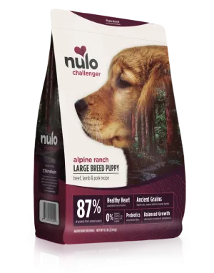 Nulo Challenger High-Meat Kibble Beef, Lamb & Pork for Large Breed Puppy Dogs