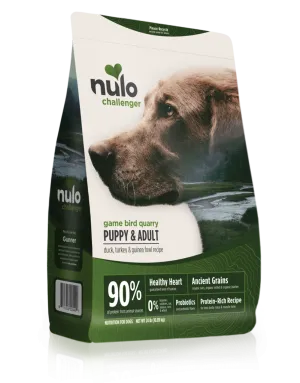 Nulo Challenger High-Meat Kibble Duck, Turkey, & Guinea Fowl Recipe for Dogs