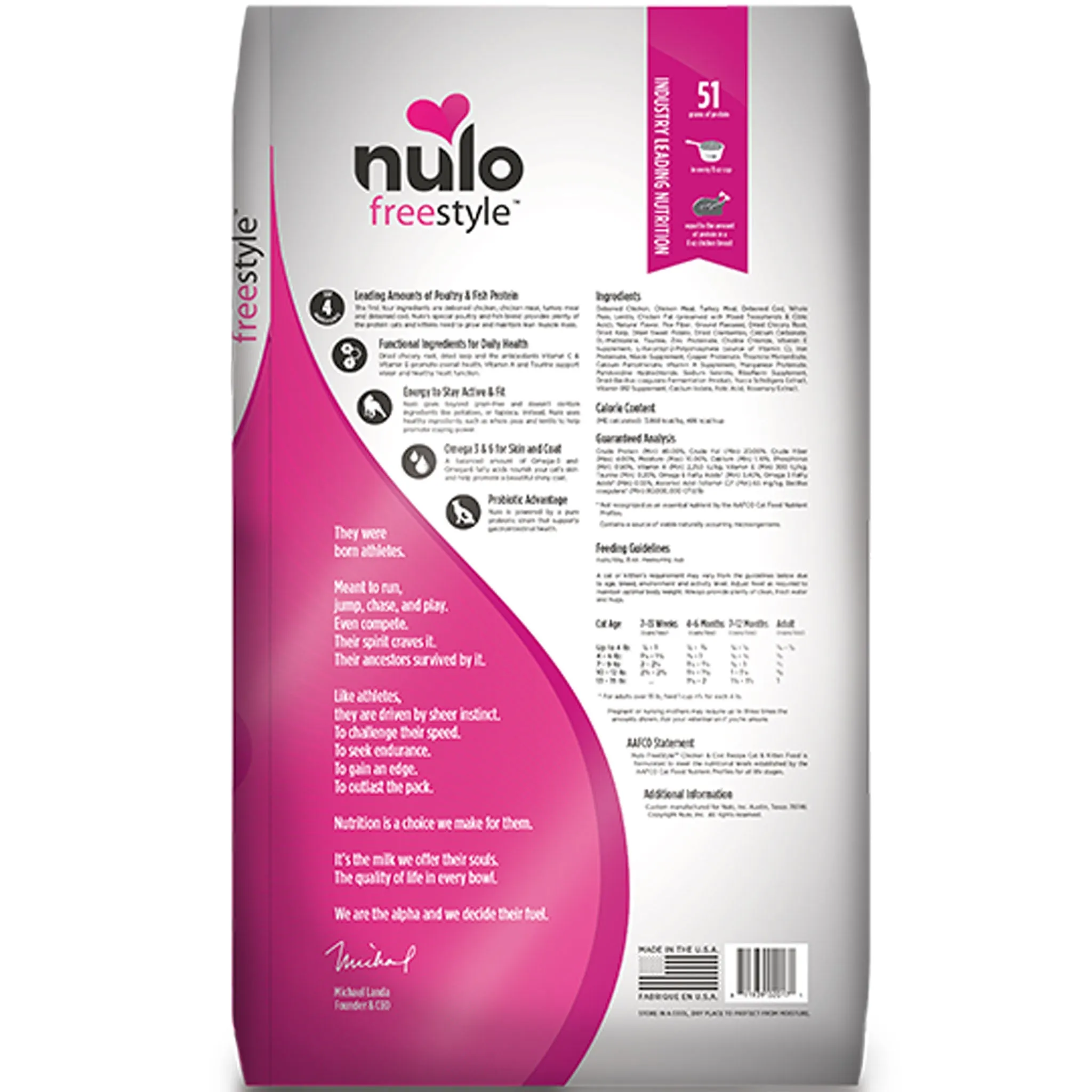 Nulo FreeStyle Cat & Kitten Chicken & Cod 5 lbs