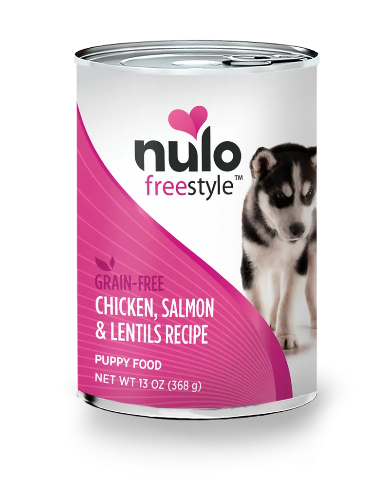 Nulo FreeStyle Chicken, Salmon, & Lentils Recipe Canned Puppy Food