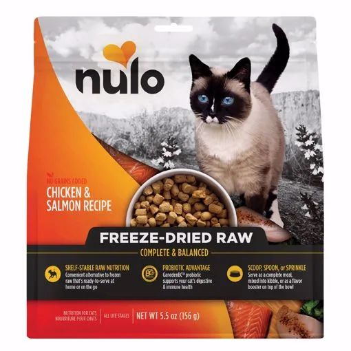 Nulo Freestyle Grain Free Chicken & Salmon Recipe Freeze-Dried Raw Cat Food
