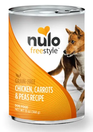 Nulo FreeStyle Grain Free Chicken with Carrots and Peas Recipe Canned Dog Food