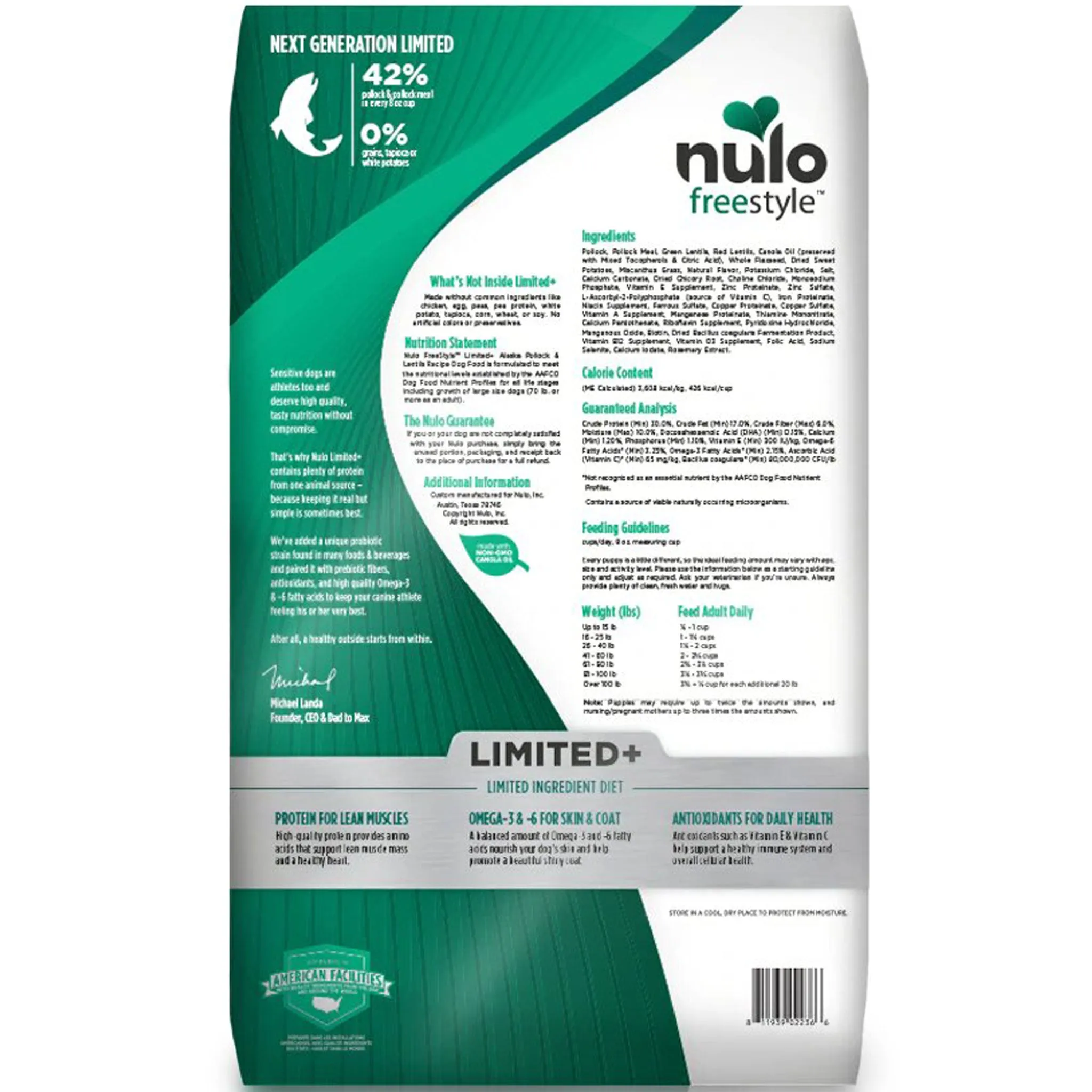 Nulo FreeStyle LID Pollock Dog Food