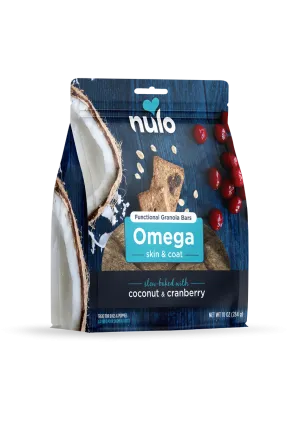 Nulo Omega Skin & Coat Functional Granola Bars For Dogs