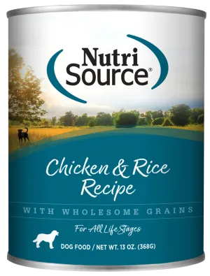 NutriSource® Adult Chicken & Rice Formula Healthy Wet Dog Food