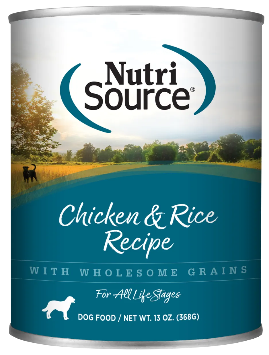 NutriSource® Adult Chicken & Rice Formula Healthy Wet Dog Food