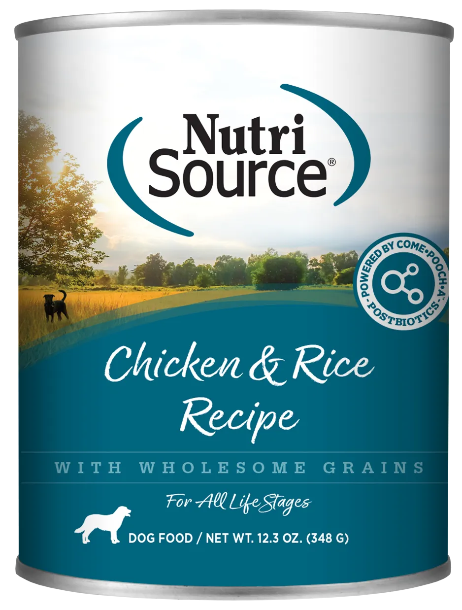 NutriSource® Adult Chicken & Rice Formula Healthy Wet Dog Food