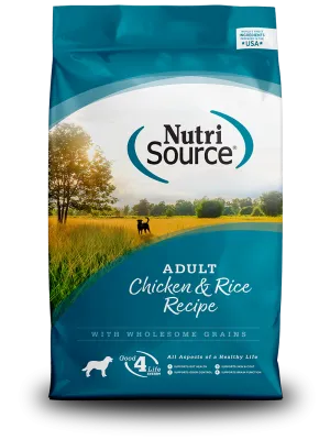 NutriSource® Adult Chicken & Rice Recipe Dry Dog Food