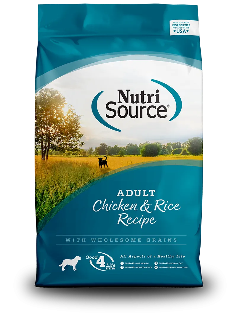 NutriSource® Adult Chicken & Rice Recipe Dry Dog Food