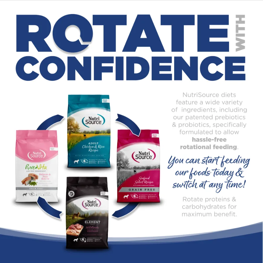 Nutrisource Adult Trout and Rice Dry Dog Food