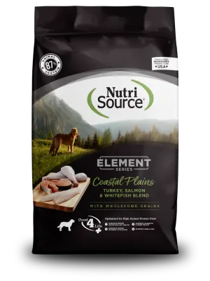 NutriSource Coastal Plains Turkey, Salmon & Whitefish Blend Dog Food